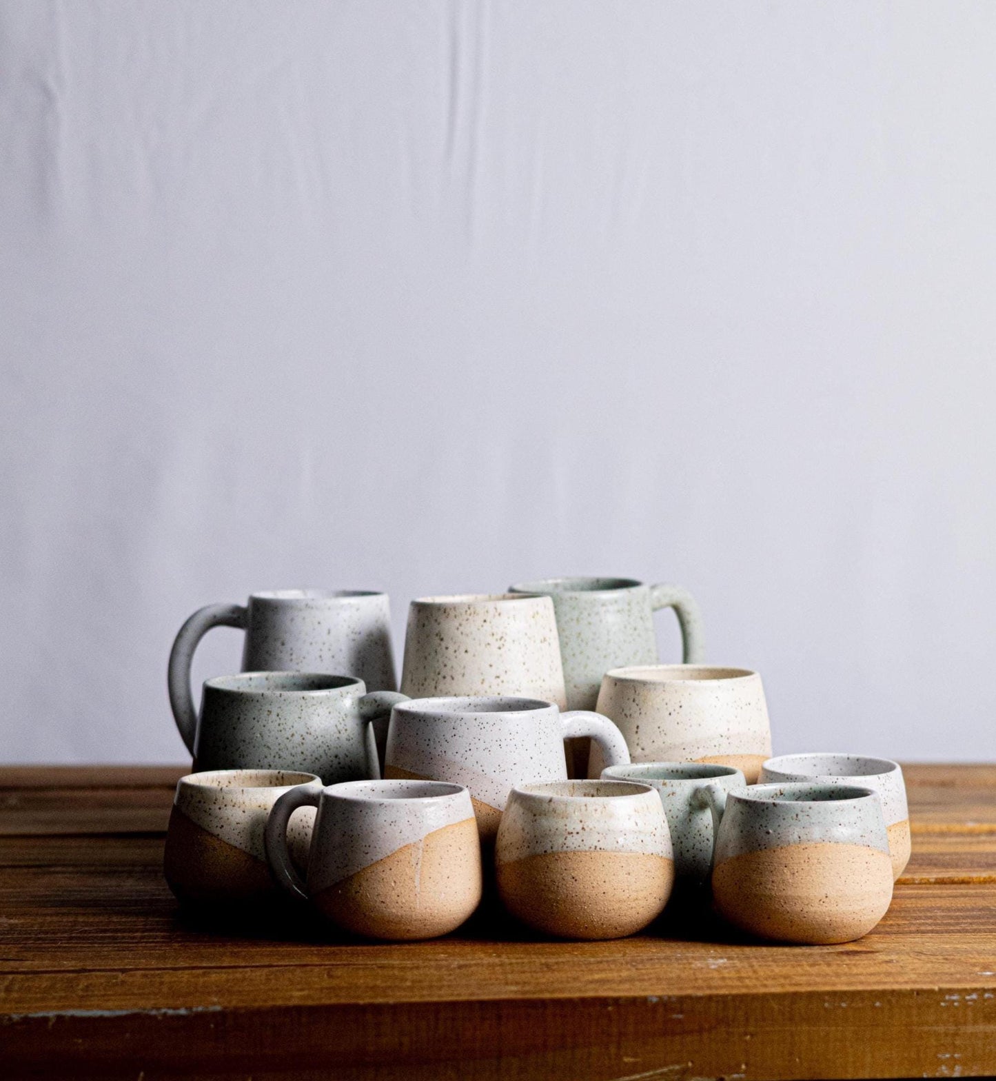 Tall Round-Bottom Mug -16 ounces - Handmade Ceramic Coffee Mug
