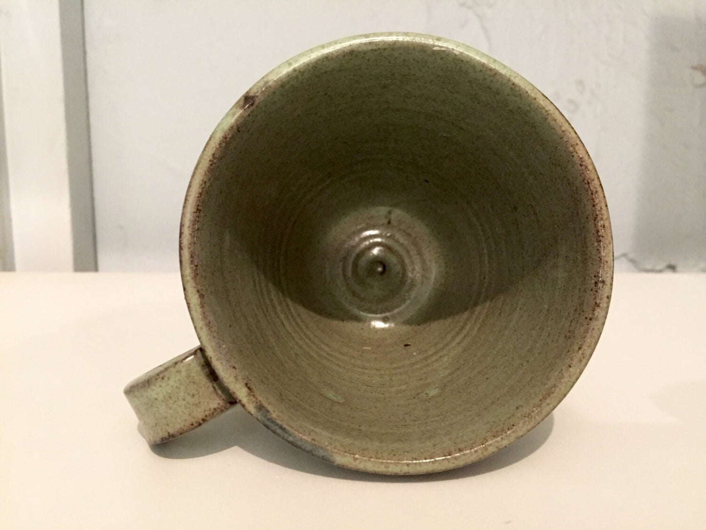 Green Ceramic modern black clay coffee mug