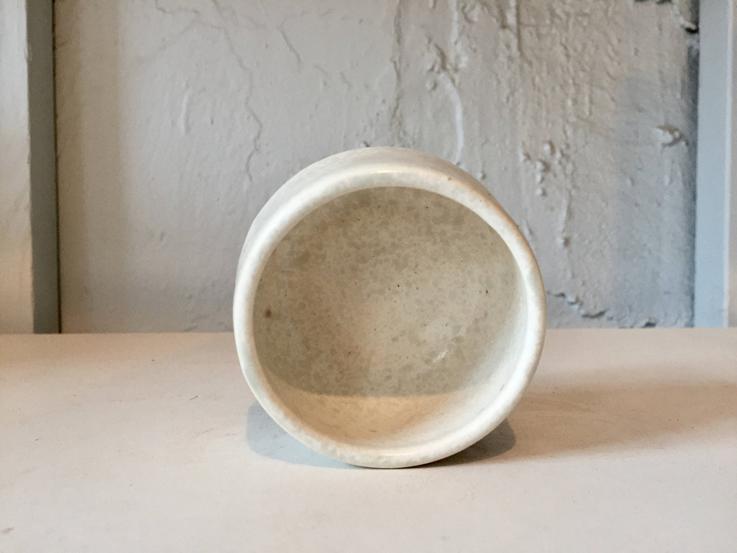 ceramic ramekin- multipurpose dish-kitchenware- White and green- set of two- NEW!