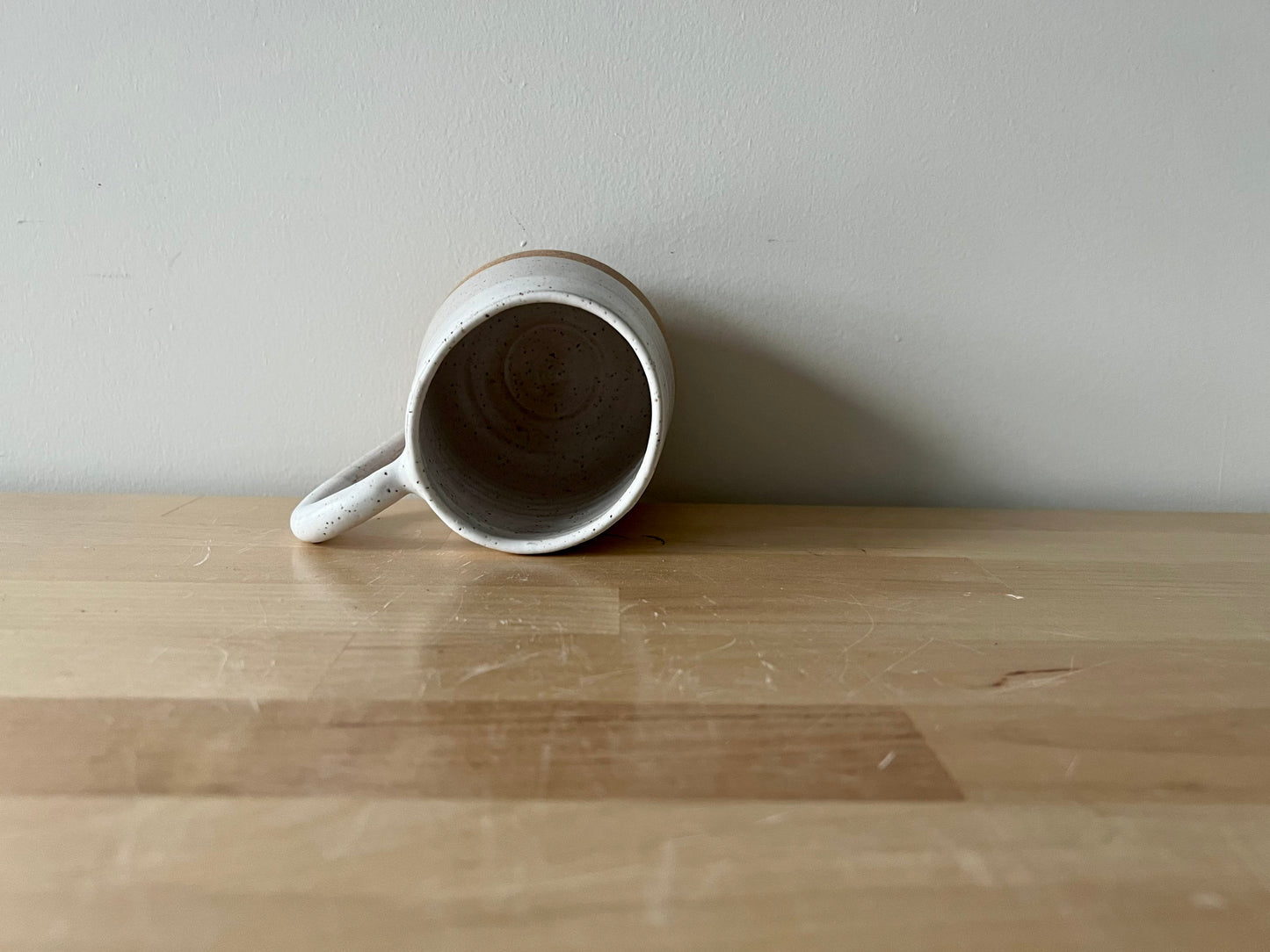 Seconds- rounded Coffee cup- coffee mug- handmade kitchen decor