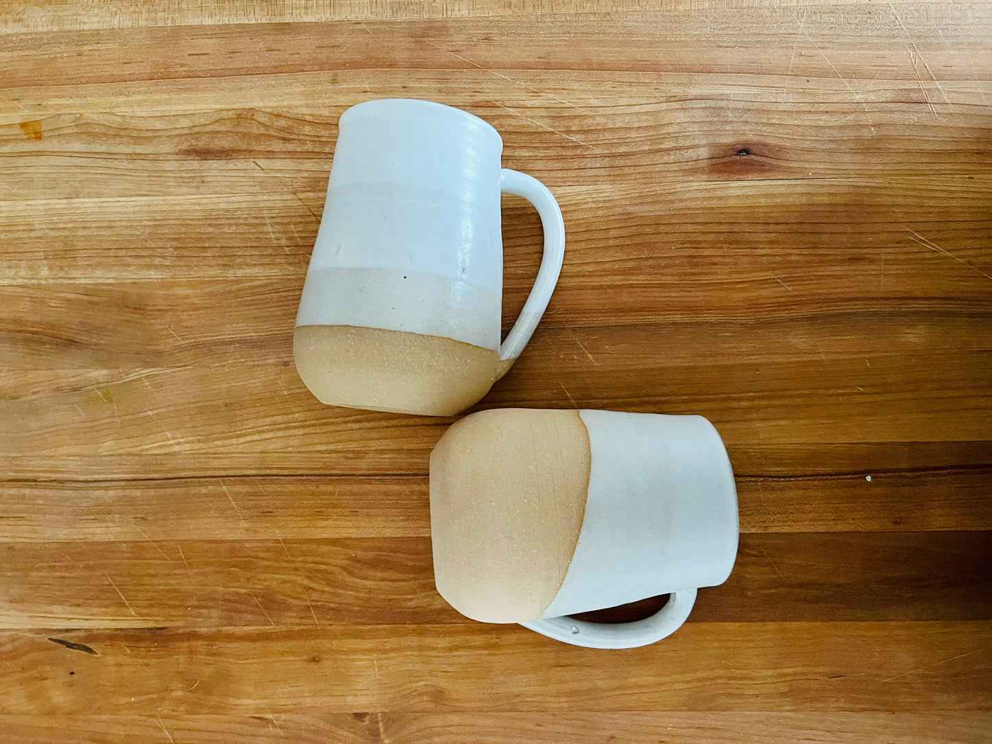 seconds-rounded Coffee cups- coffee mug- handmade kitchen decor