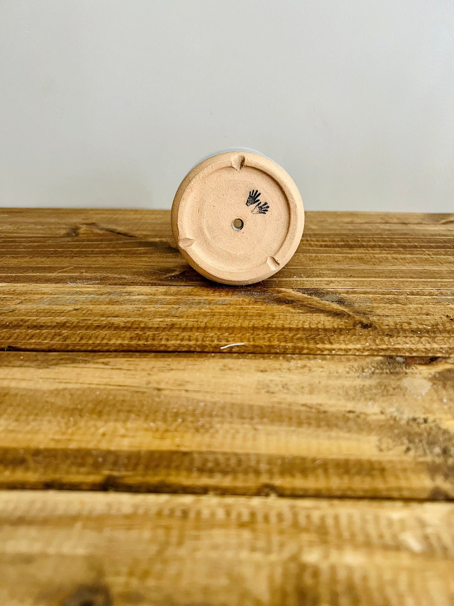 SamPle- Cylinder Succulent pot- drainage hole. 3. Ceramic