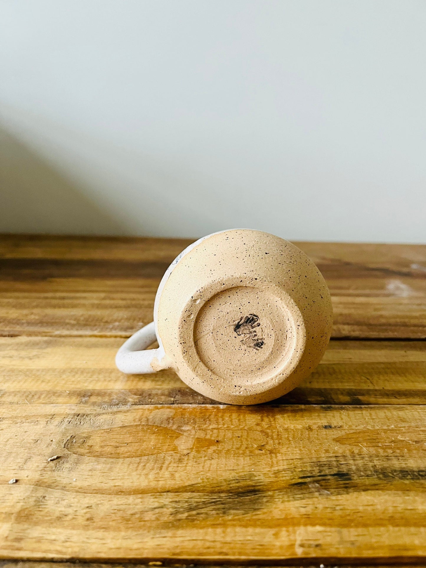 SECONDS-rounded Coffee cup- coffee mug- handmade kitchen decor