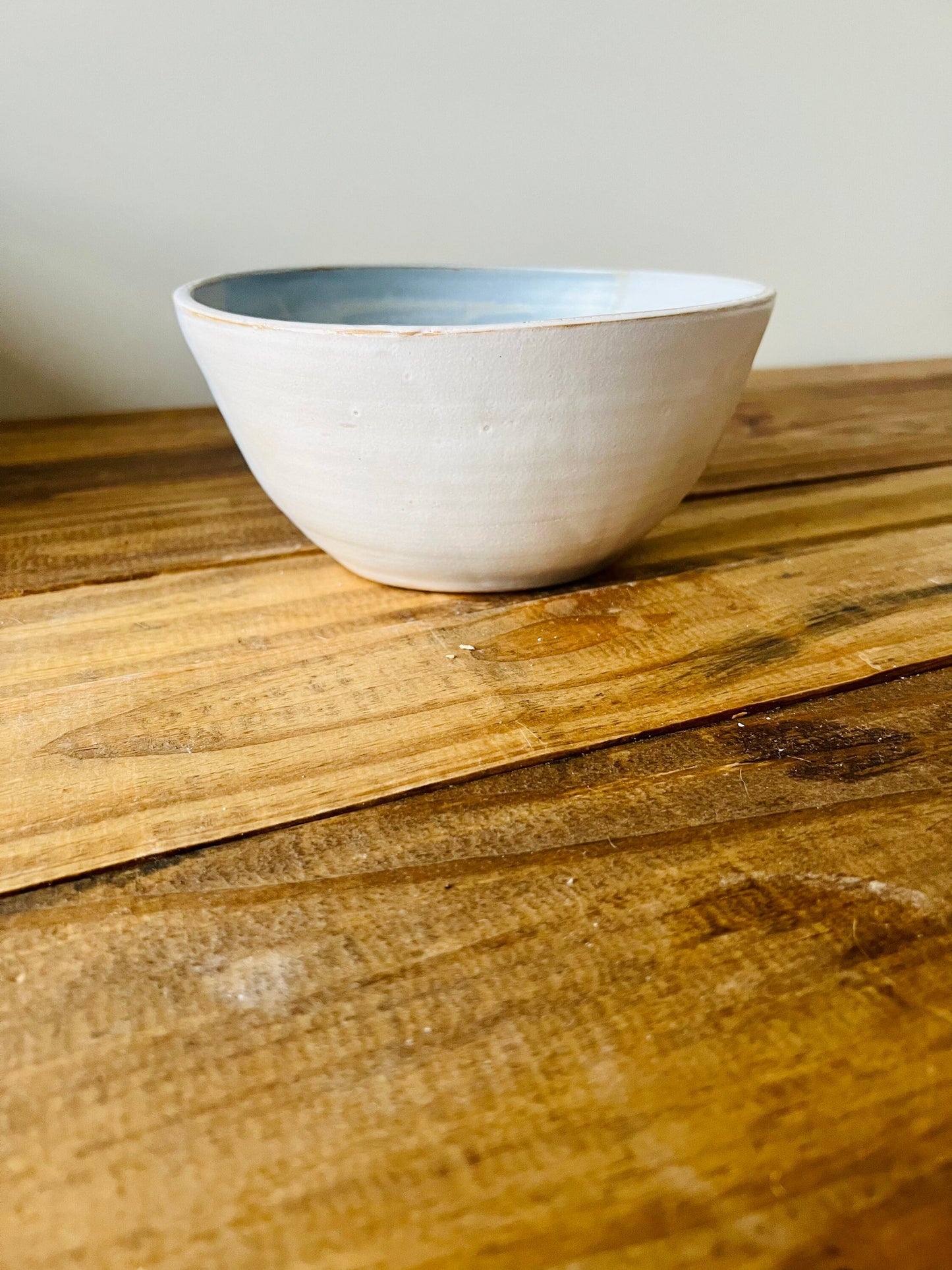 Seconds- blue oversized cereal bowl