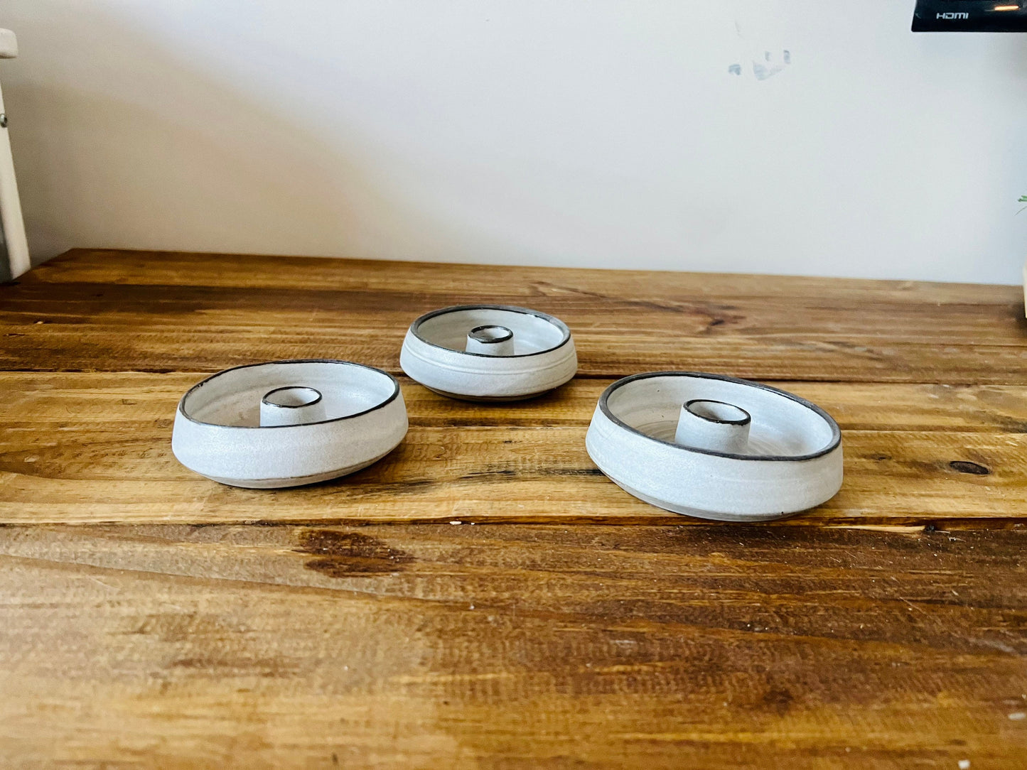 Seconds - Angled Incense Burner Tray - Handmade Ceramic - Palo Santo - Sage