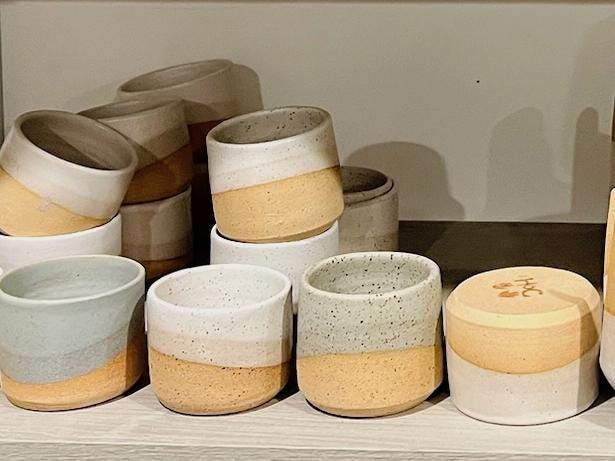 DRAFT NEW! - Espresso/Matcha/Sake Shot glass (2 ounces) - Handmade Ceramic - Multiple Color Options