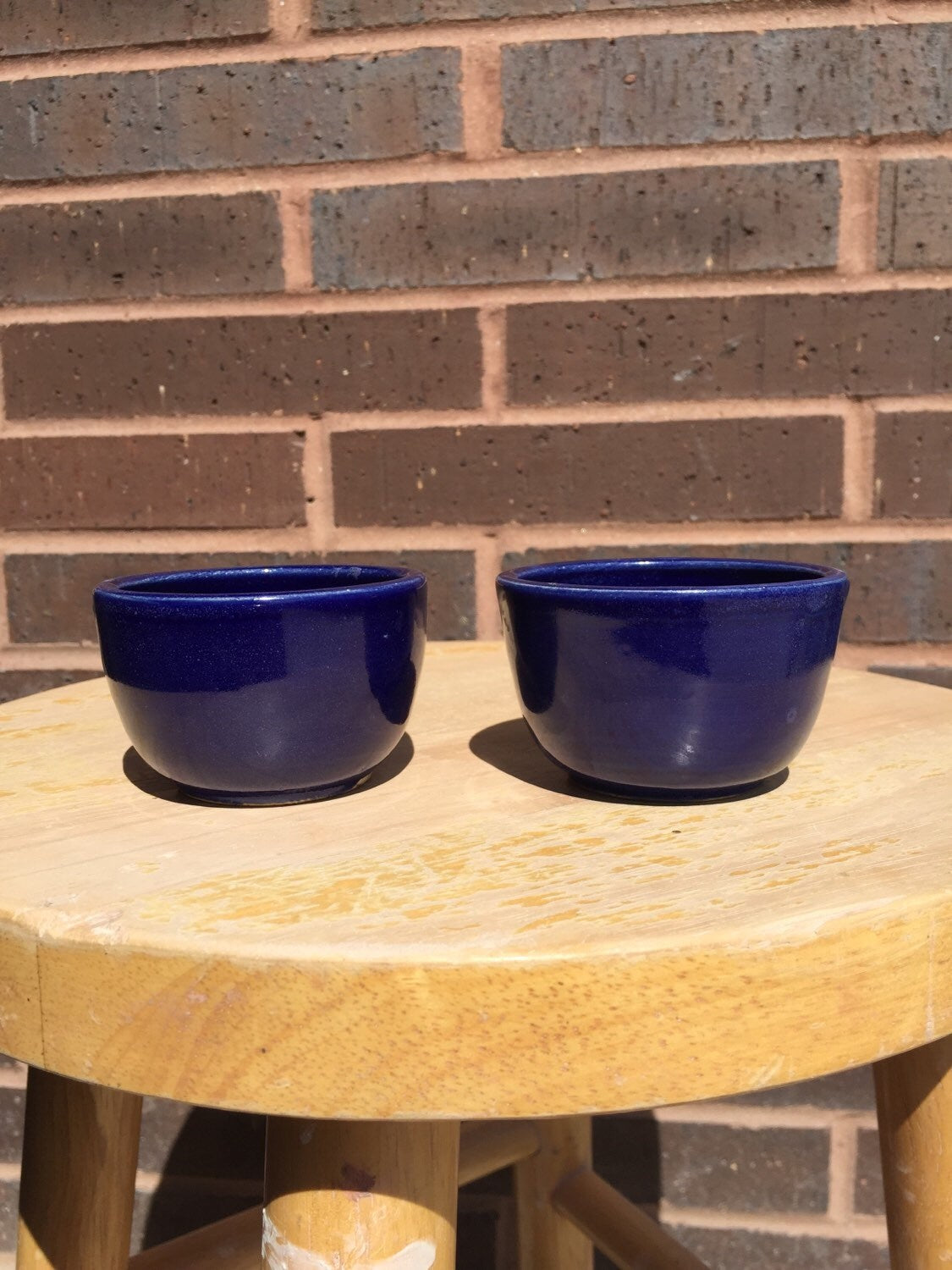 Custom order for April set of two ramekins
