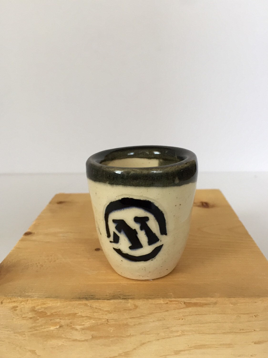 magic the gathering themed ceramic shot glasses.