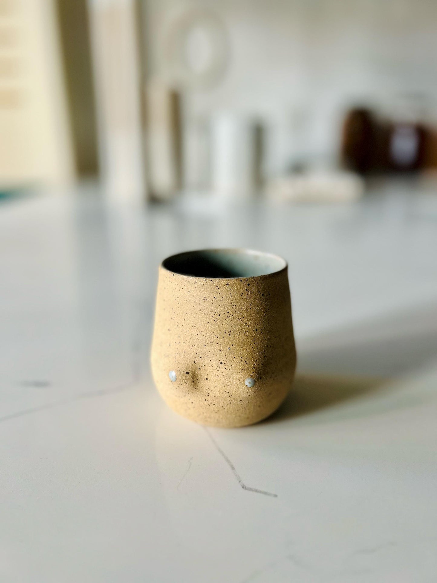Boob Tumbler - Handmade Ceramic Mug - Fun & Functional Gift- 12 OZ
