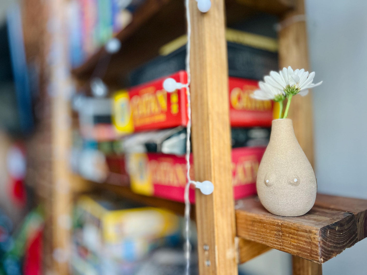 Handmade Boob Bud Vase – Fun Ceramic Flower Vase – Unique Small Vase – Playful & Functional Gift