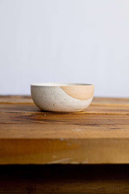 wide bottom Cereal Bowl: Handmade Stoneware Cookware.