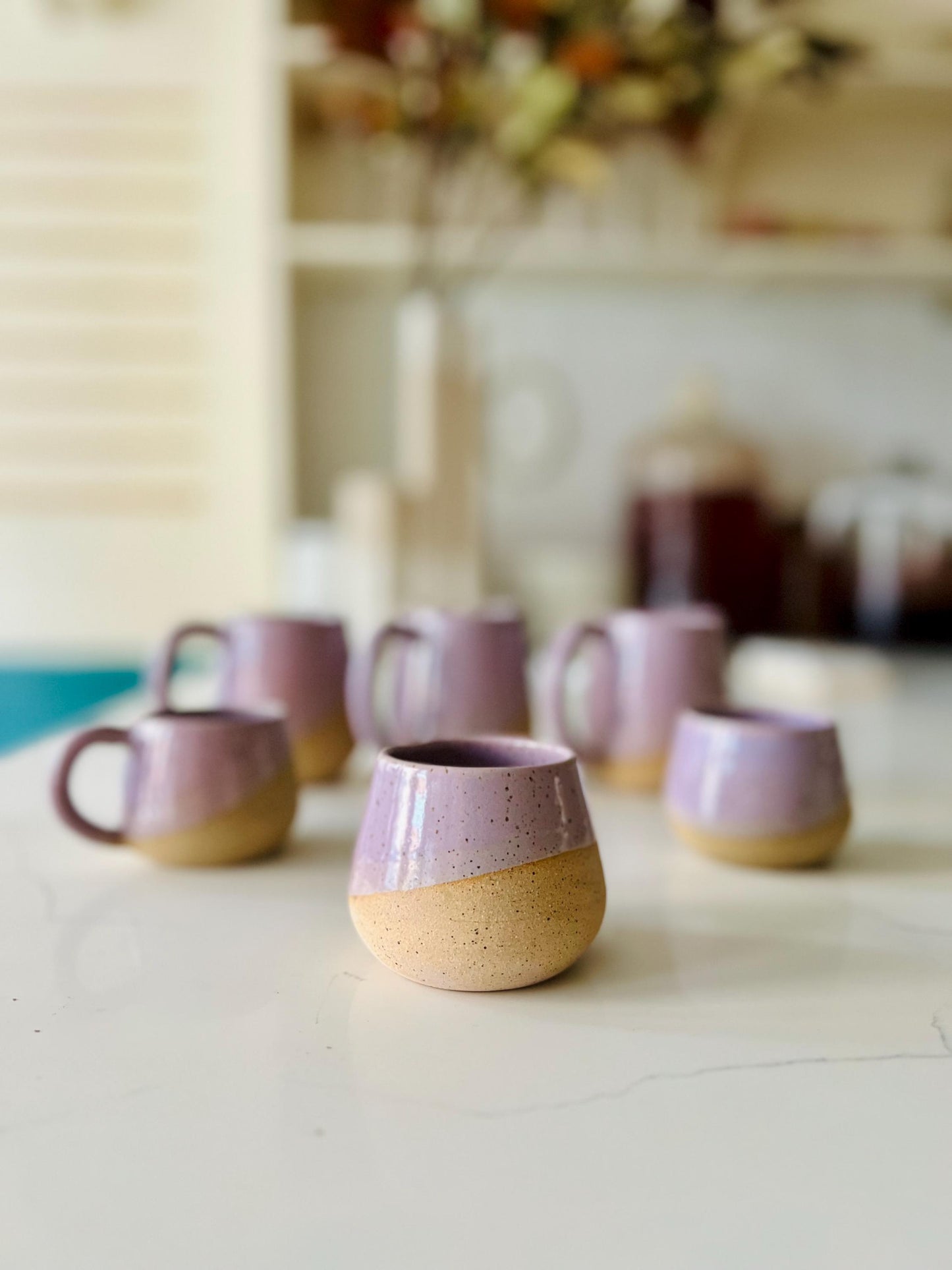 Handmade Espresso Cup – Small Ceramic Coffee Tumbler – Modern White Kitchenware Gift