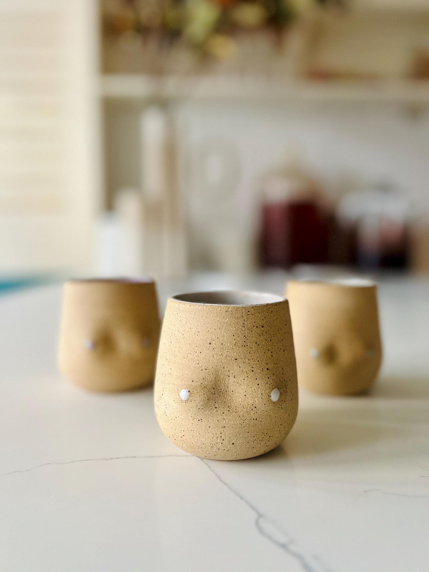 Boob Tumbler - Handmade Ceramic Mug - Fun & Functional Gift- 12 OZ