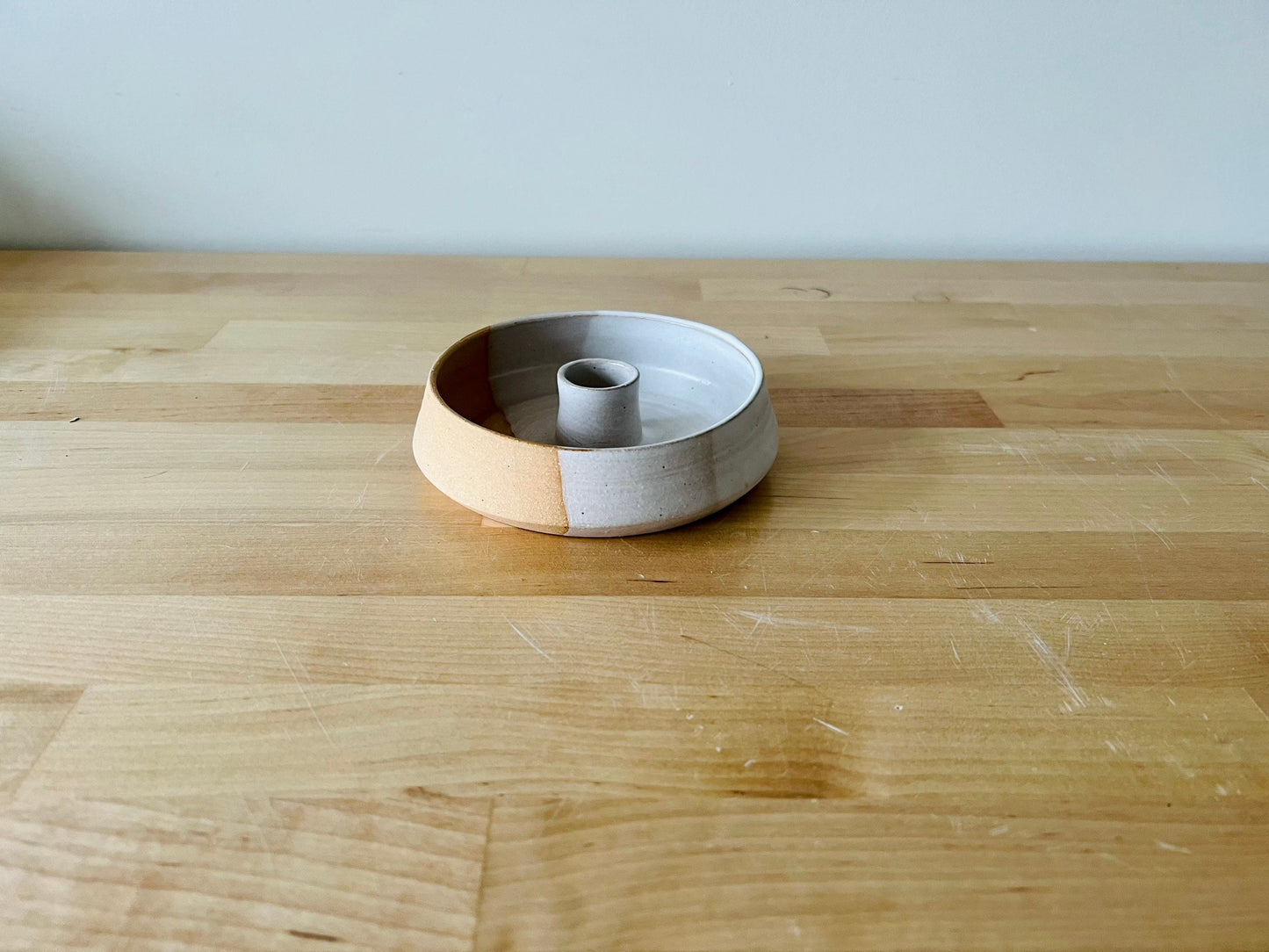 Ceramic Angled Incense Burner Tray – Handmade Holder for Palo Santo, Sage, Essential Oils, Boho Gift, Spiritual Home Decor