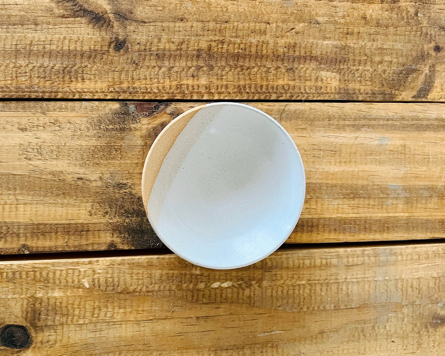 Handmade Angled Ramekin Bowl - White Ceramic Kitchenware for Baking, Dips, and Spices