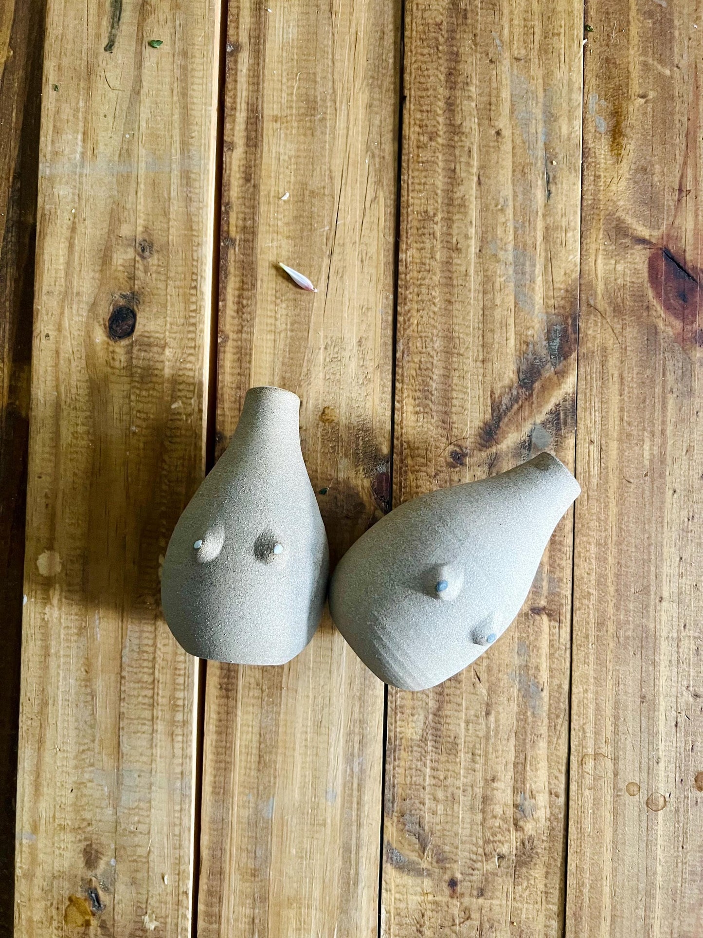 Handmade Boob Bud Vase – Fun Ceramic Flower Vase – Unique Small Vase – Playful & Functional Gift