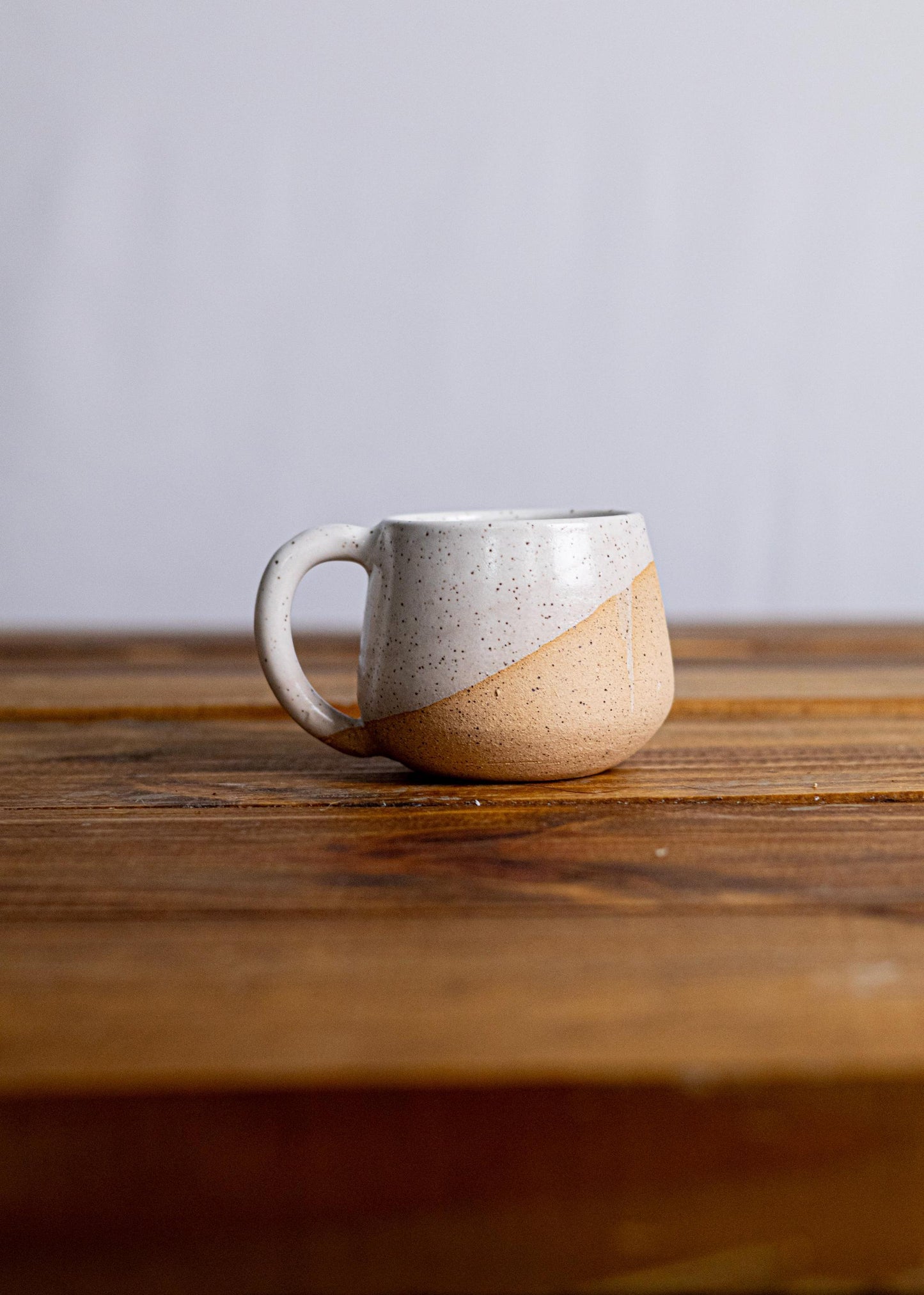 Round-Bottom Espresso Mug - handmade small coffee cups-Unique Stoneware Kitchenware- 4oz