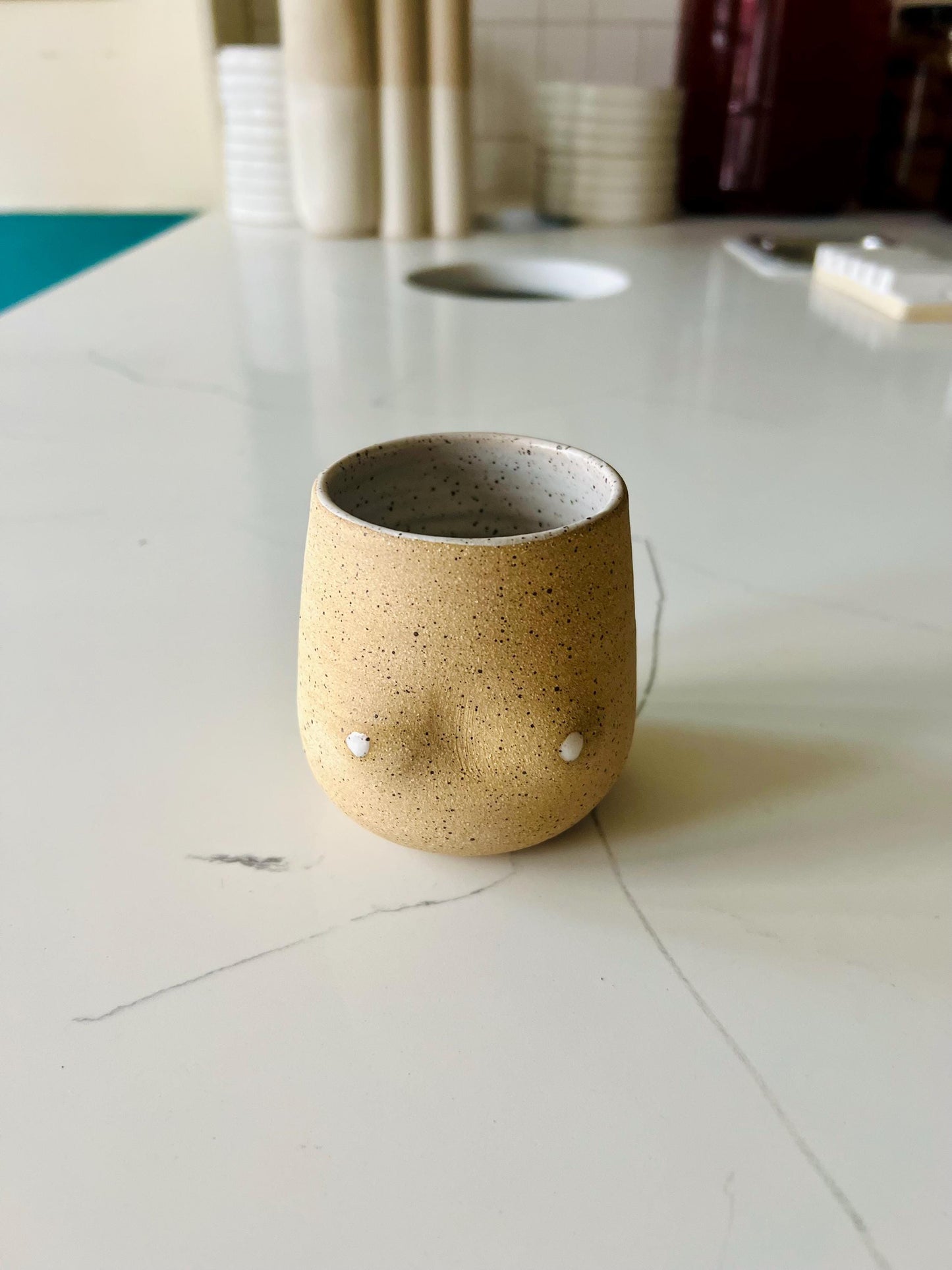 Boob Tumbler - Handmade Ceramic Mug - Fun & Functional Gift- 12 OZ