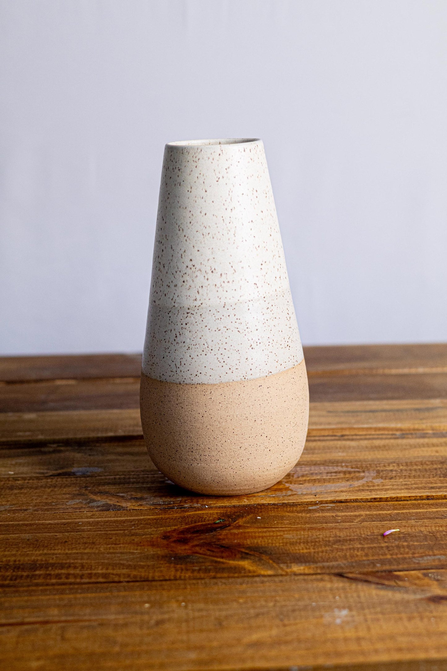 Wide Bottom Vase – Unique Ceramic Vase- color and size options
