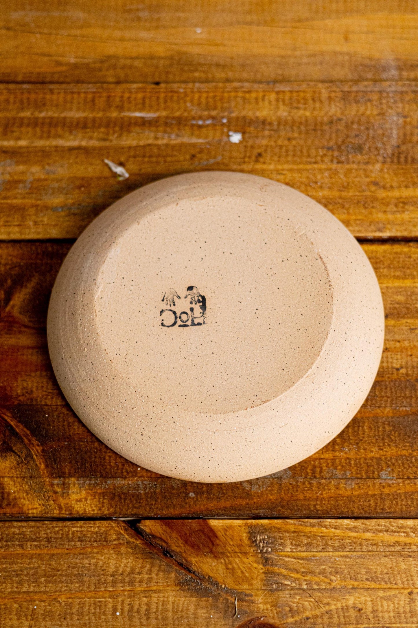 Round Bottom Planter and Saucer - Handmade Ceramic planter- size options