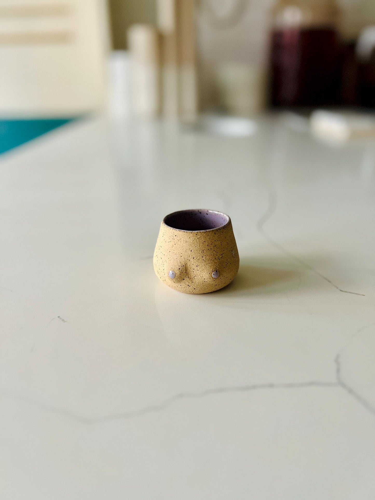 Boobie Matchstick Holder - Handmade Ceramic- multipurpose small cup 2OZ