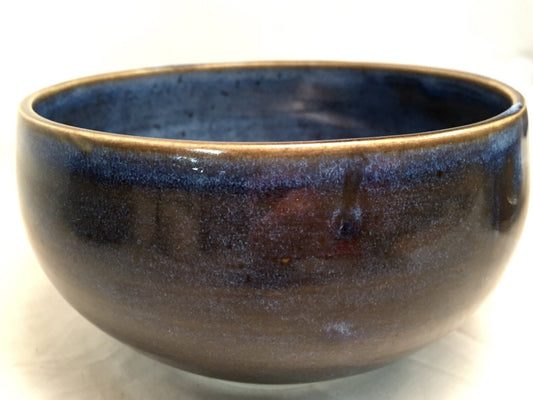 Handemade ceramics - bowl - blue/ brown