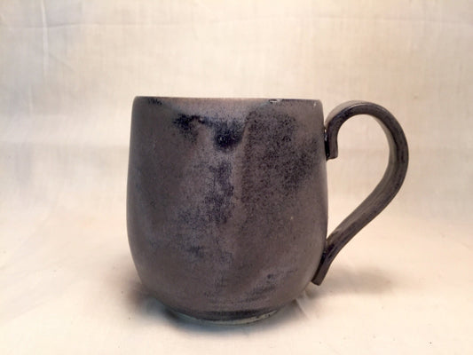 ceramics - coffee mug - purple- gray