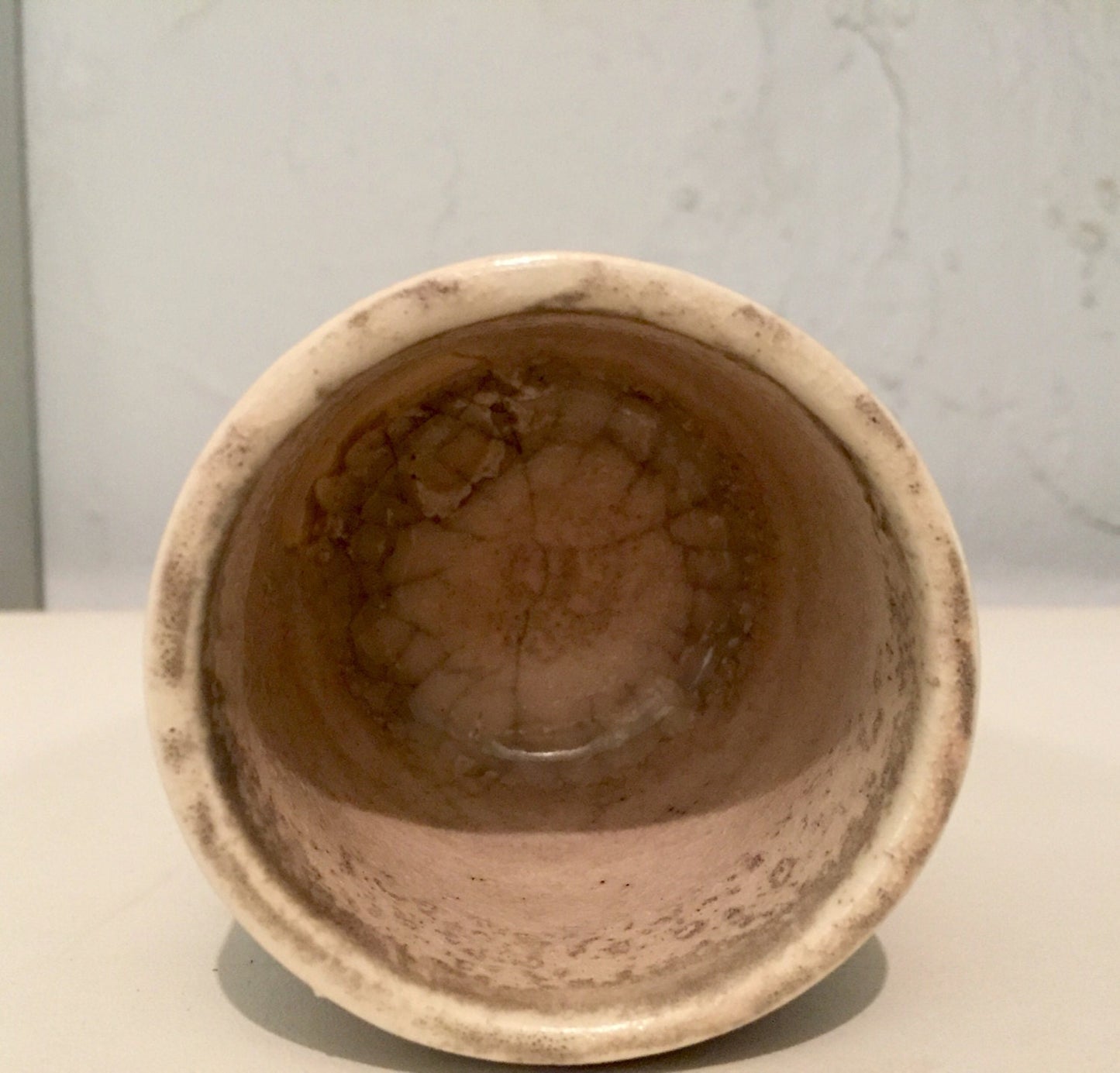 Handemade ceramics - candle/tealight holder - gray