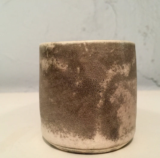 Handemade ceramics - candle/tealight holder - gray