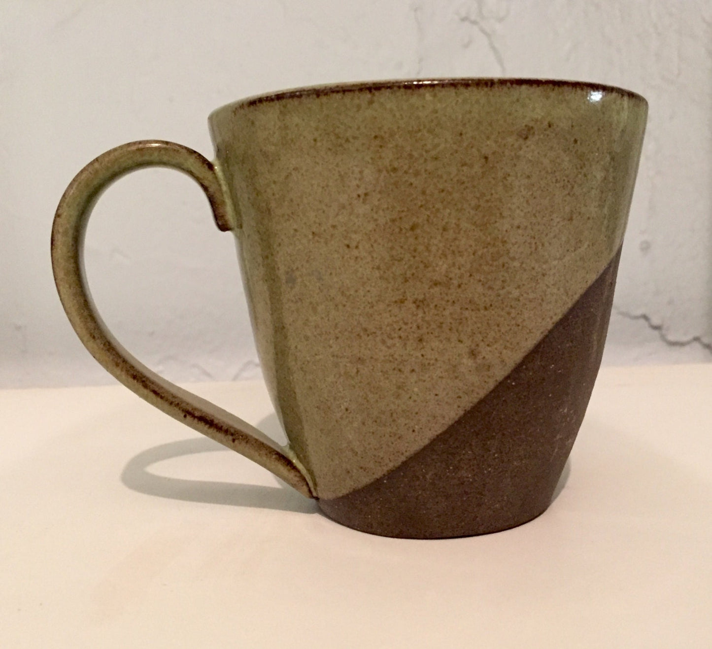 Green Ceramic modern black clay coffee mug