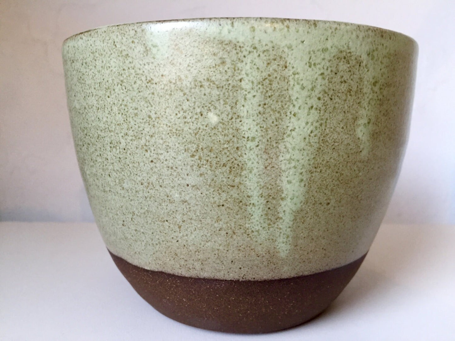 yarnbowl - ceramics - knitting bowl- green