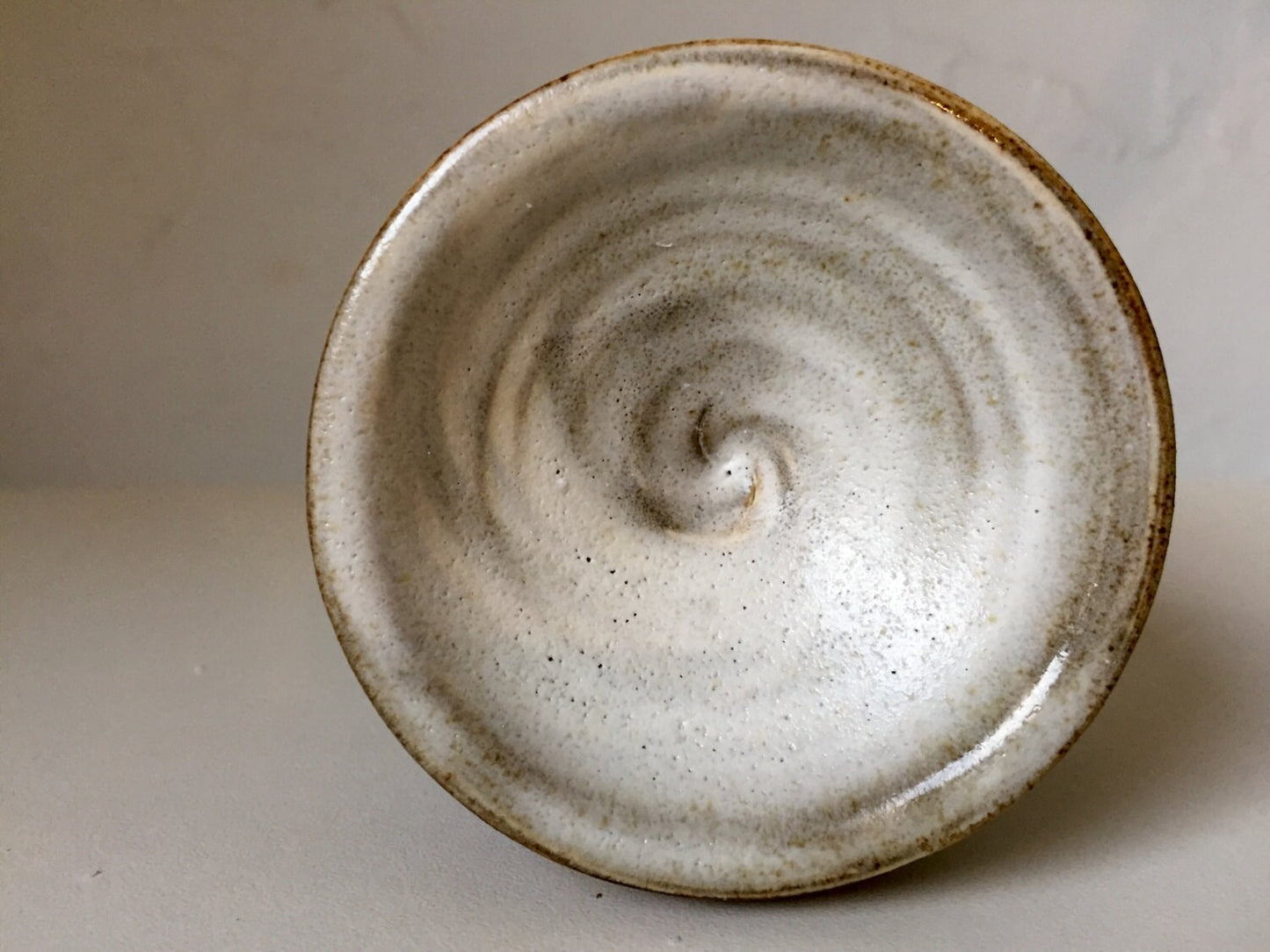 ceramic oil burner/wax melter - marbled clay- half price!