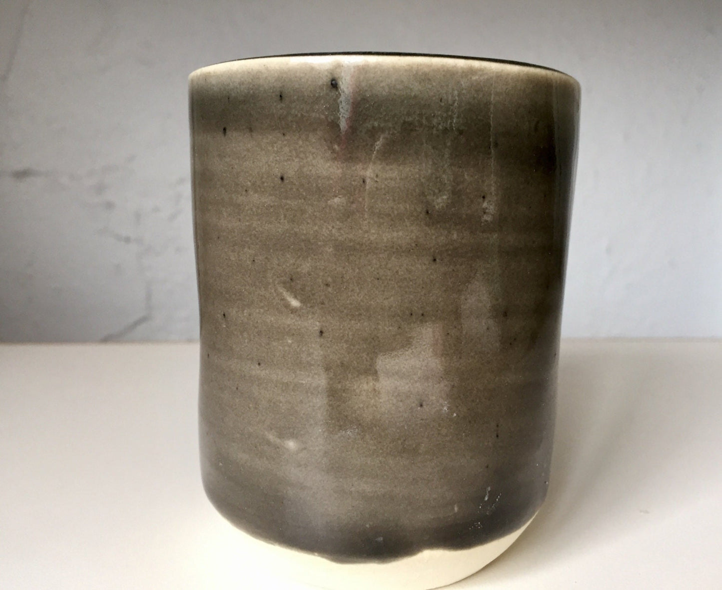 Handmade cup- ceramics - darth vader mug - starwars - gray and black