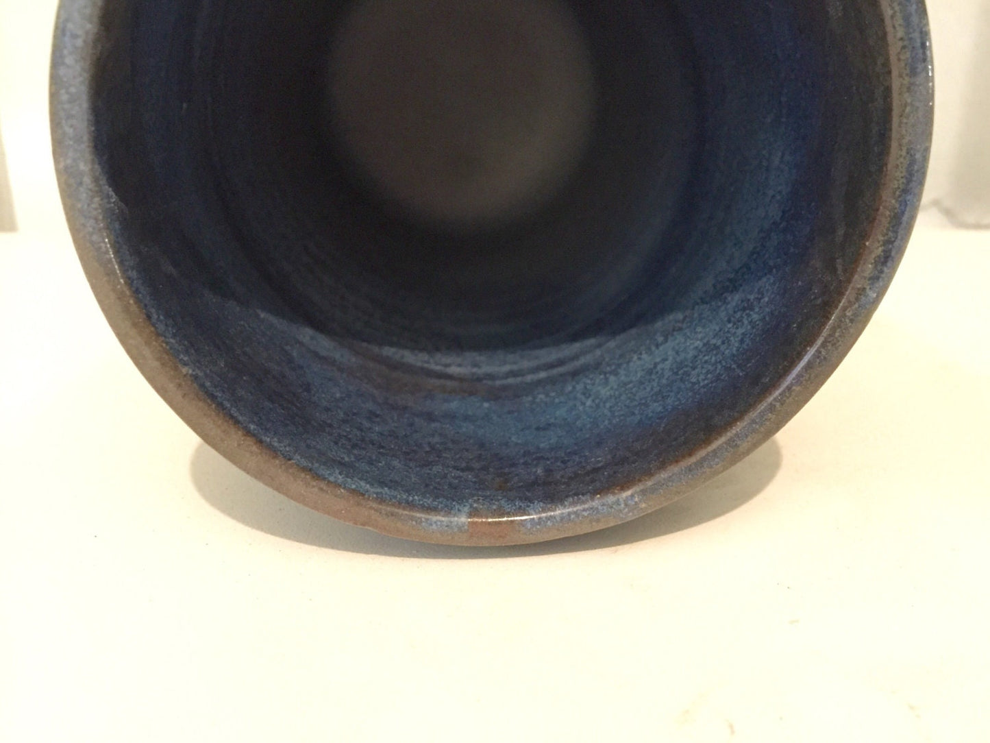 Ceramics - Blue vase - flower holder- half price