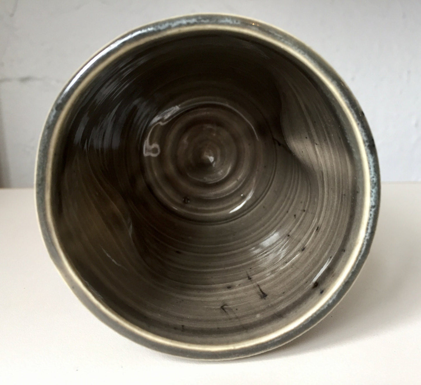 Handmade cup- ceramics - darth vader mug - starwars - gray and black