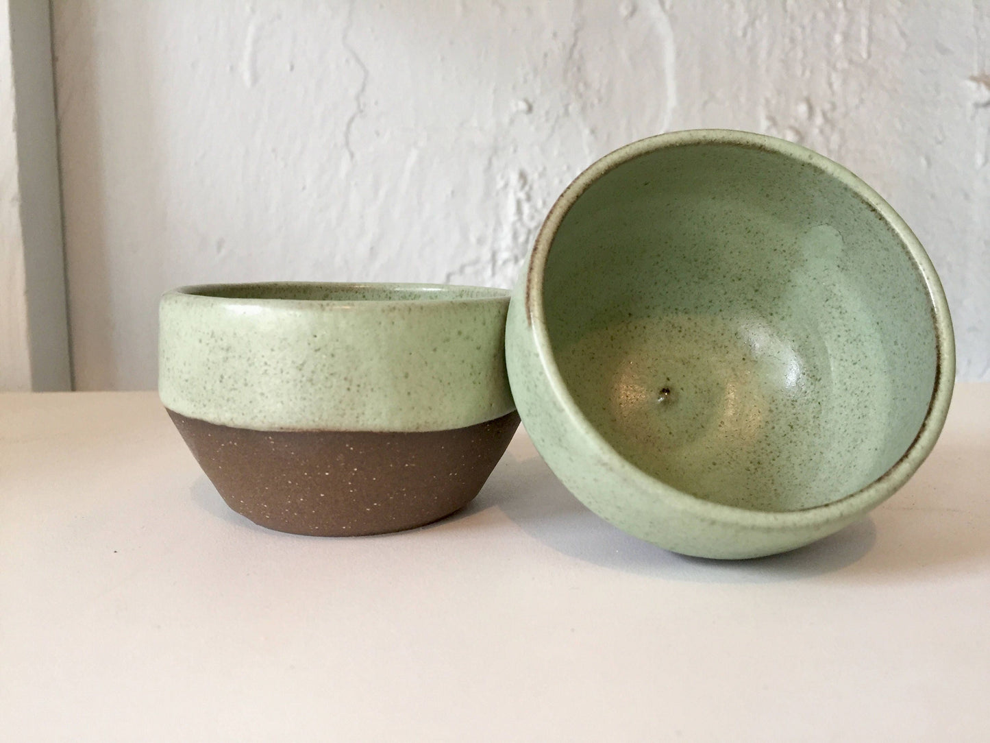 ceramic ramekin- multipurpose dish-ceramic ramekin- green-set of two