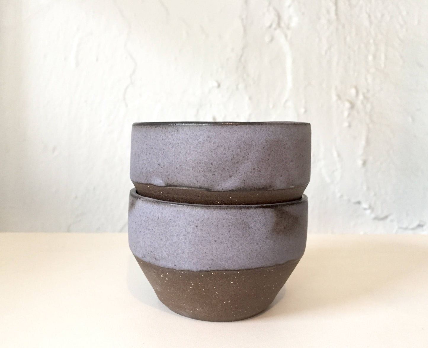 ceramic ramekin- multipurpose dish-ceramic ramekin- purple/gray-set of two