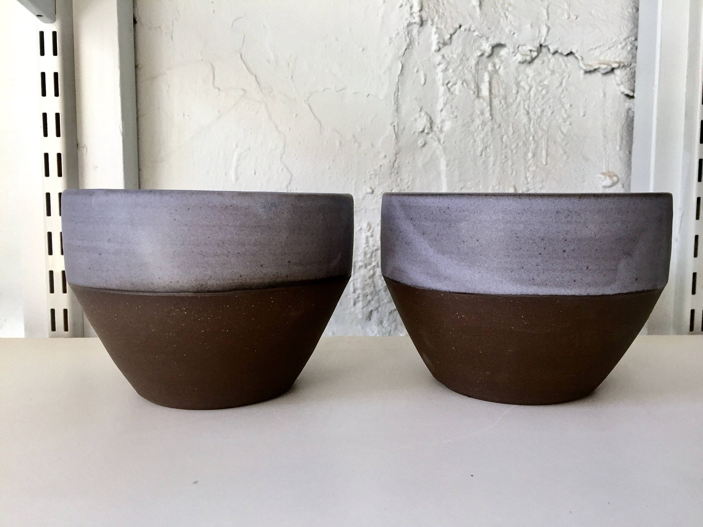 modern ceramic bowl -kitchenware- purple/gray