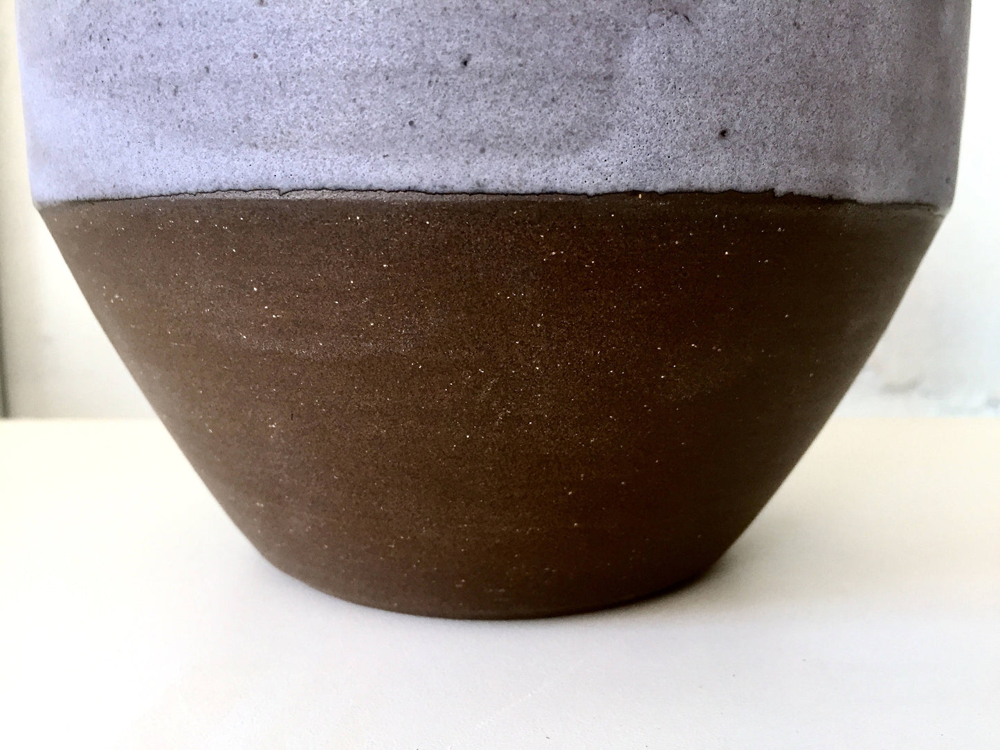 modern ceramic bowl -kitchenware- purple/gray