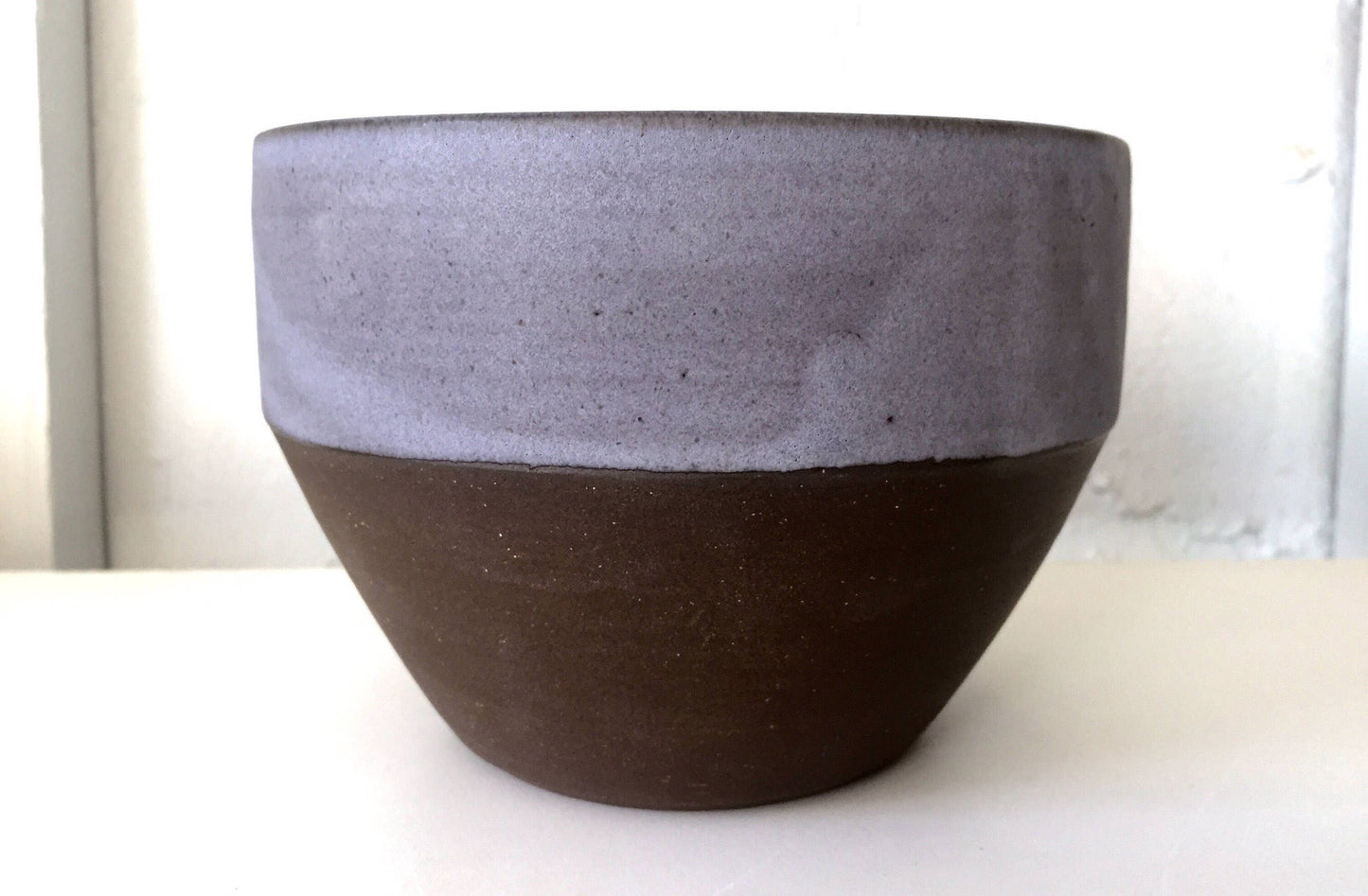 modern ceramic bowl -kitchenware- purple/gray