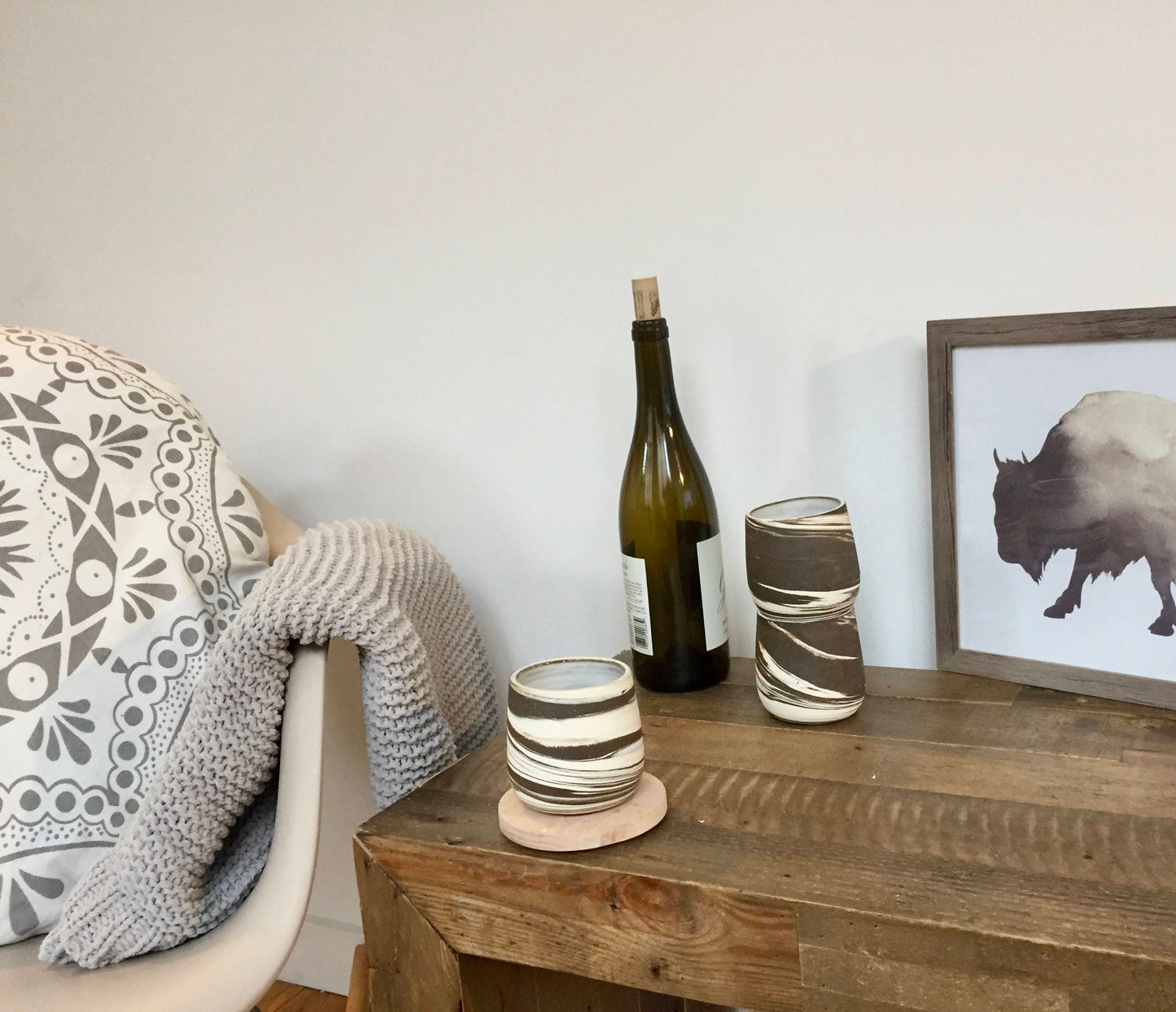 Custom for kemi- 6 wine glasses