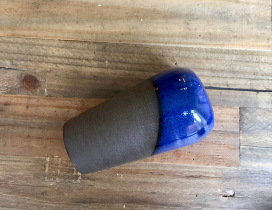 Ceramic flower vase - teardrop vase-flower holder-Cobalt blue