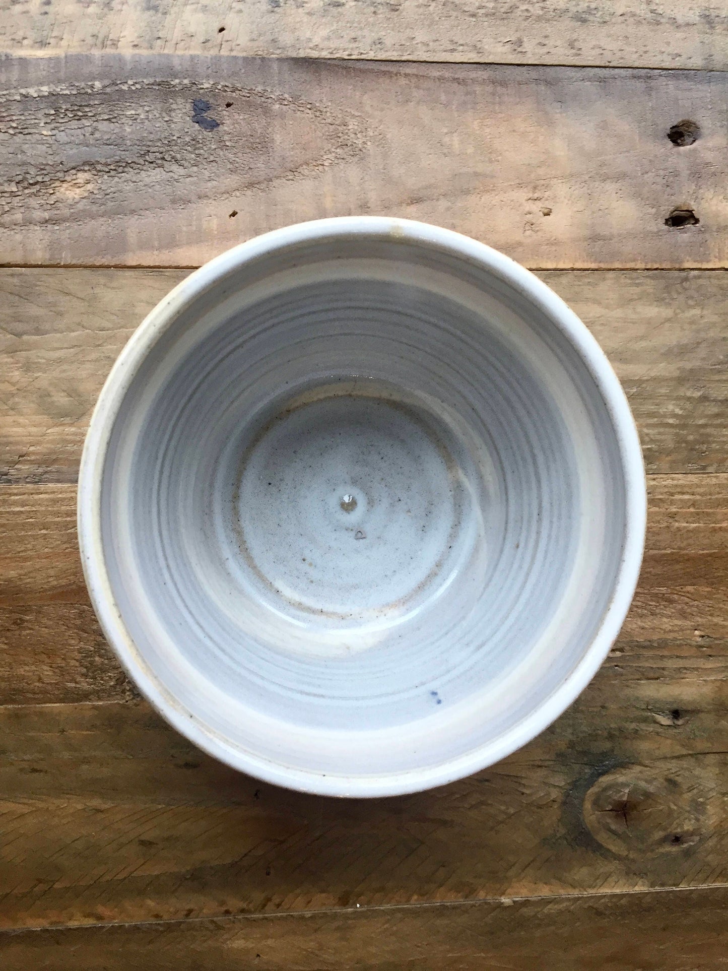 ceramic bowl - beige and white marbled clay-kitchenware