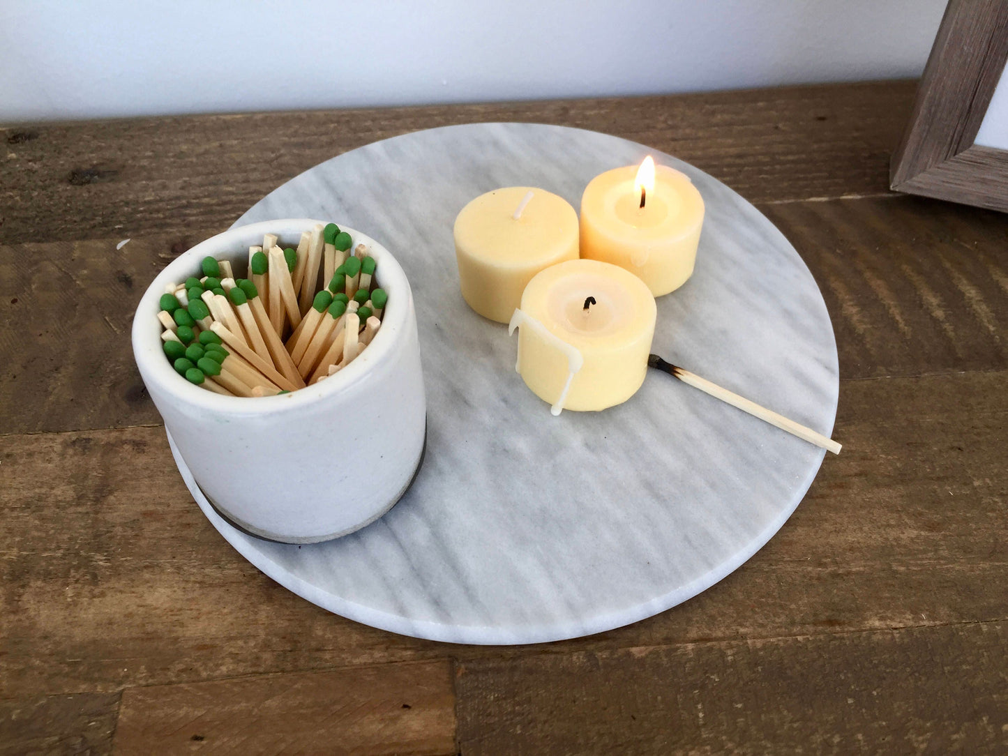 Ceramic Matchstick holder- custom for Danielle