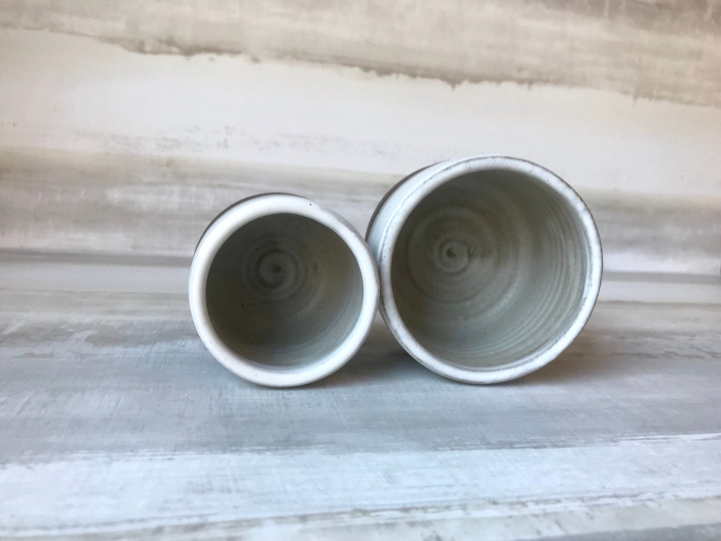 Wide chocolate and white - ceramic Matchstick holder- Strike on side - match jar- NEW!