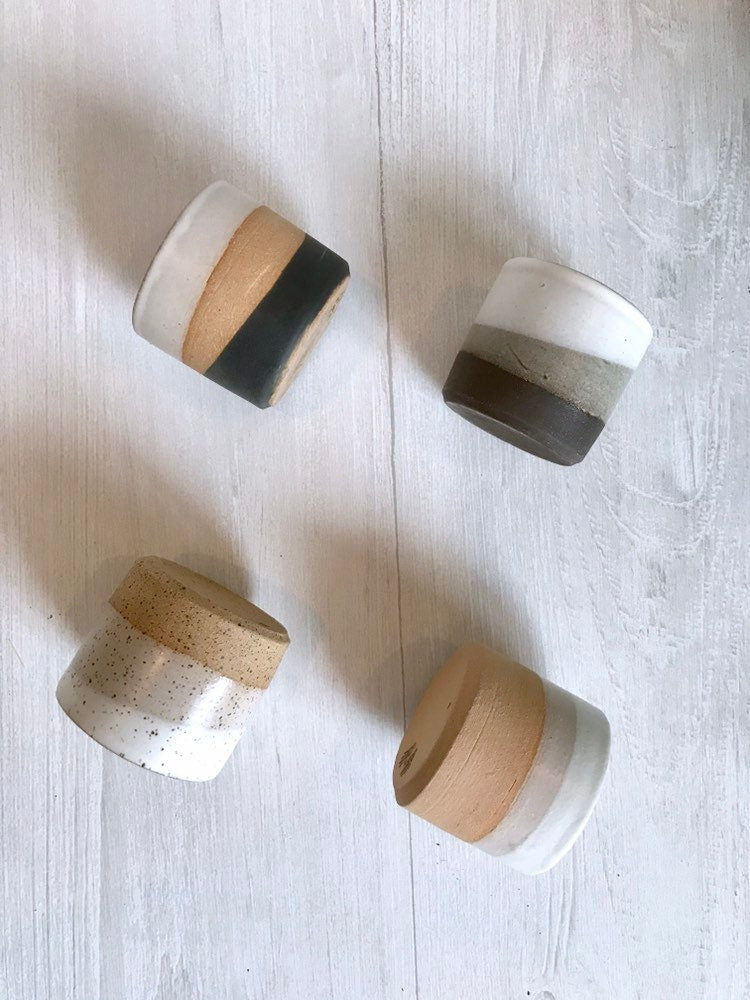 Speckled- ceramic Matchstick holder- Strike on side- two size options