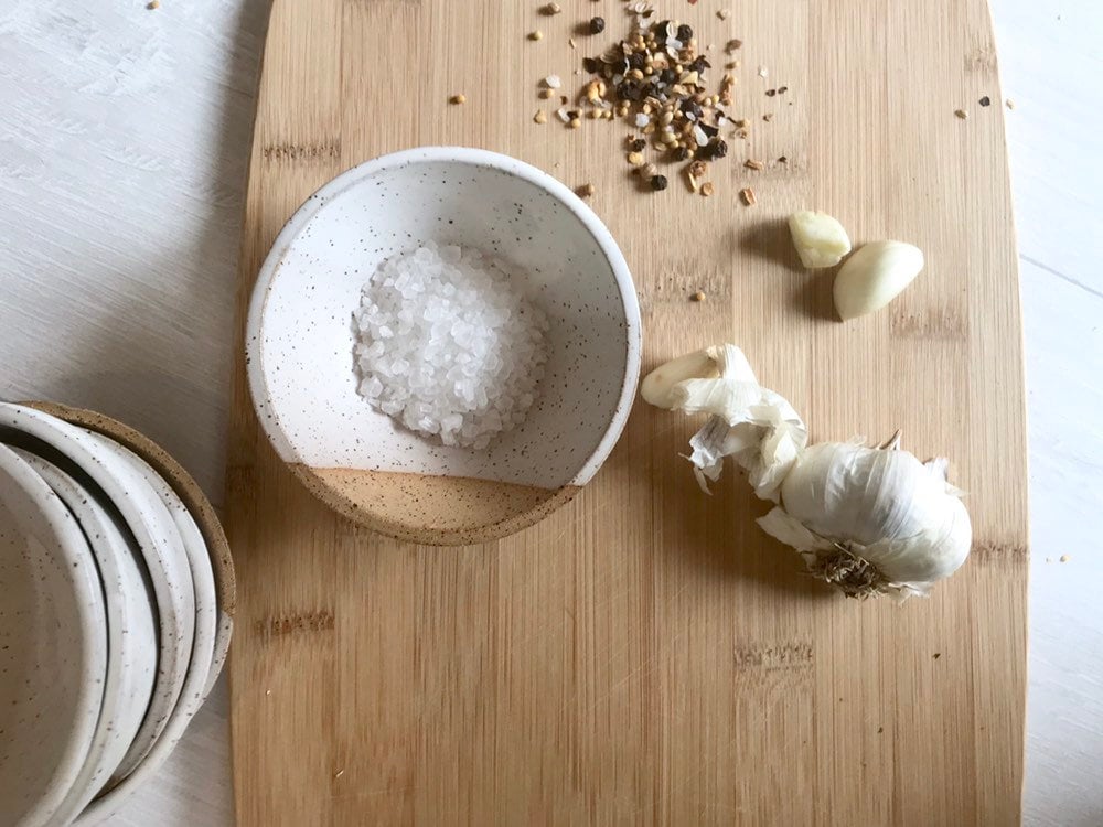 Speckled-ceramic ramekin- salt cellar- multipurpose dish-kitchenware- bowls- White