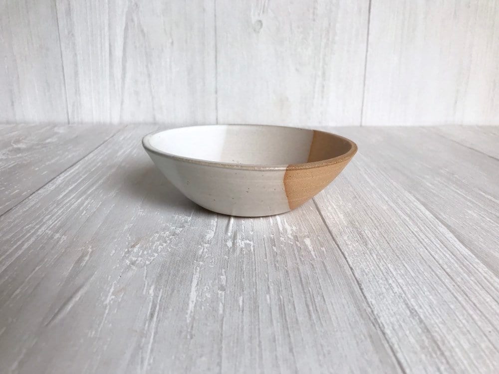 Beige -ceramic garlic grater - multipurpose dish-kitchenware- bowls- White