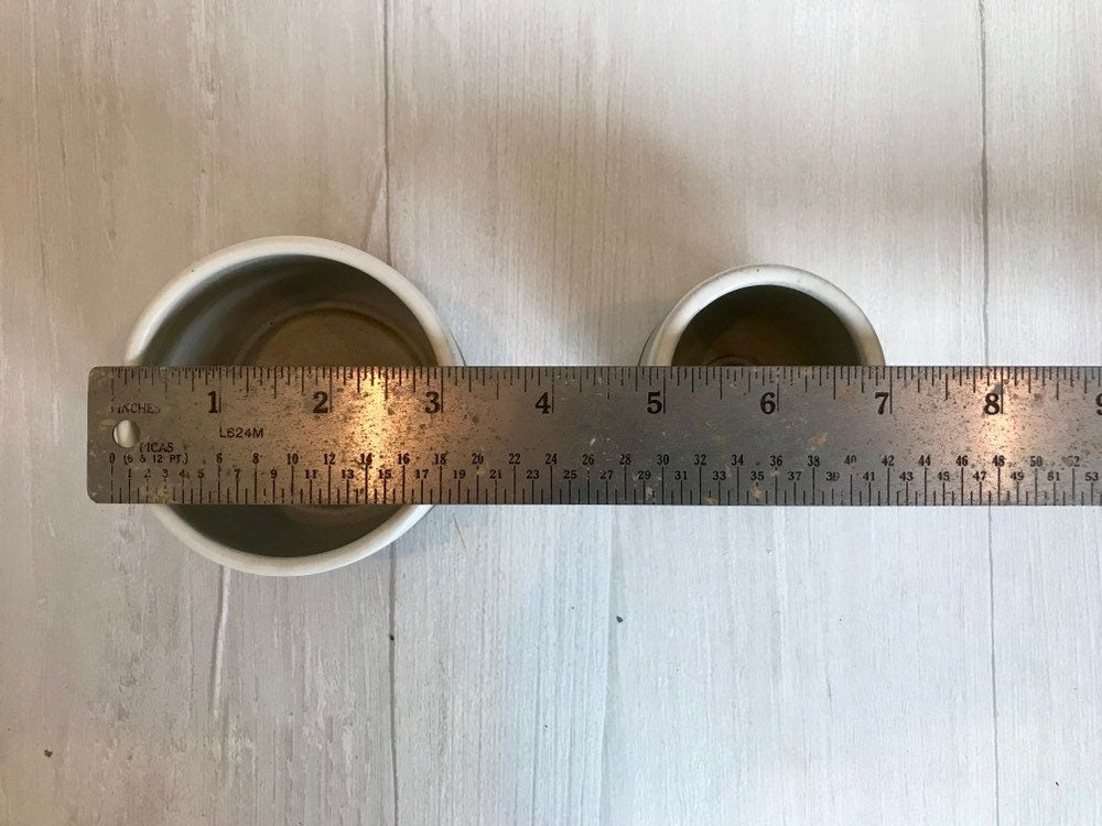 Tri color- ceramic Matchstick holder- Strike on side - two size options