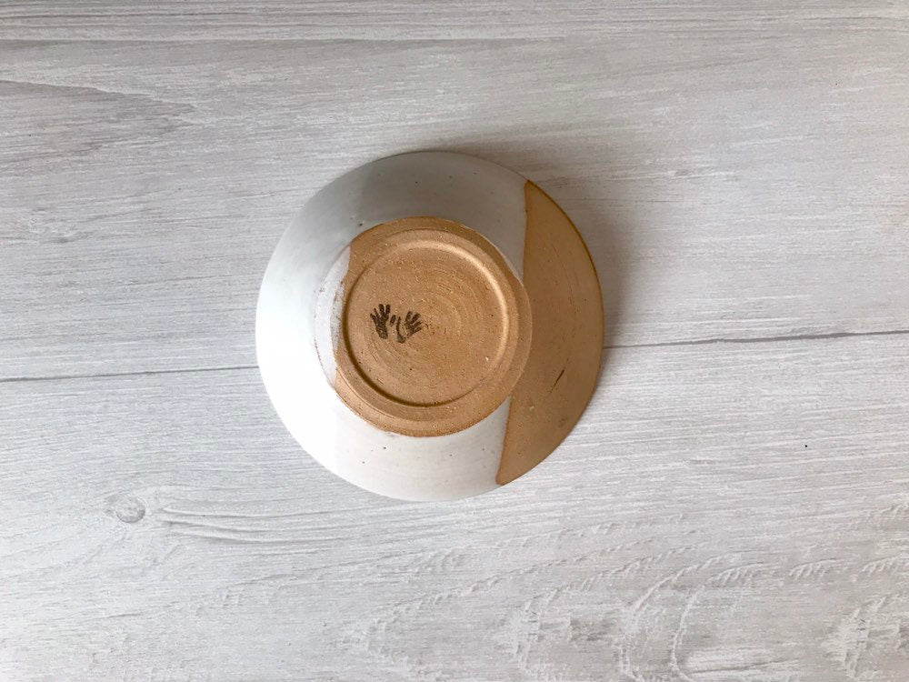 Beige -ceramic garlic grater - multipurpose dish-kitchenware- bowls- White